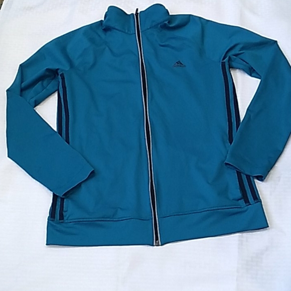 Adidas track zipper jacket sz medium - Picture 9 of 16